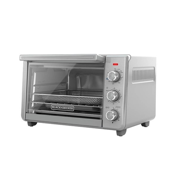 6-Slice Crisp `N Bake Air Fry Toaster Oven, TO3217SS - none - Bed